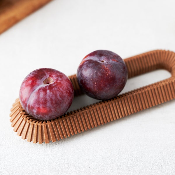 WOLLY | Présentoir d'œufs : présentoir, panier, corbeille à fruits et légumes pour table cuisine, organiseur d'œufs au design minimaliste