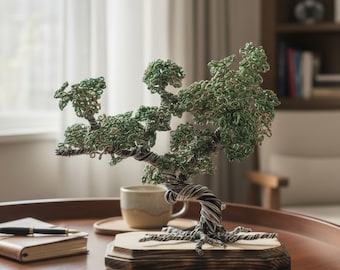 Radiant Arbor — Wire Tree Sculpture