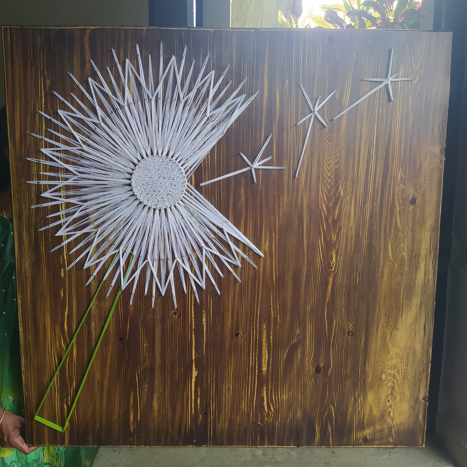 Dandelion String Art, Wall Décor, String Art, Perfect for Home Space Etsy