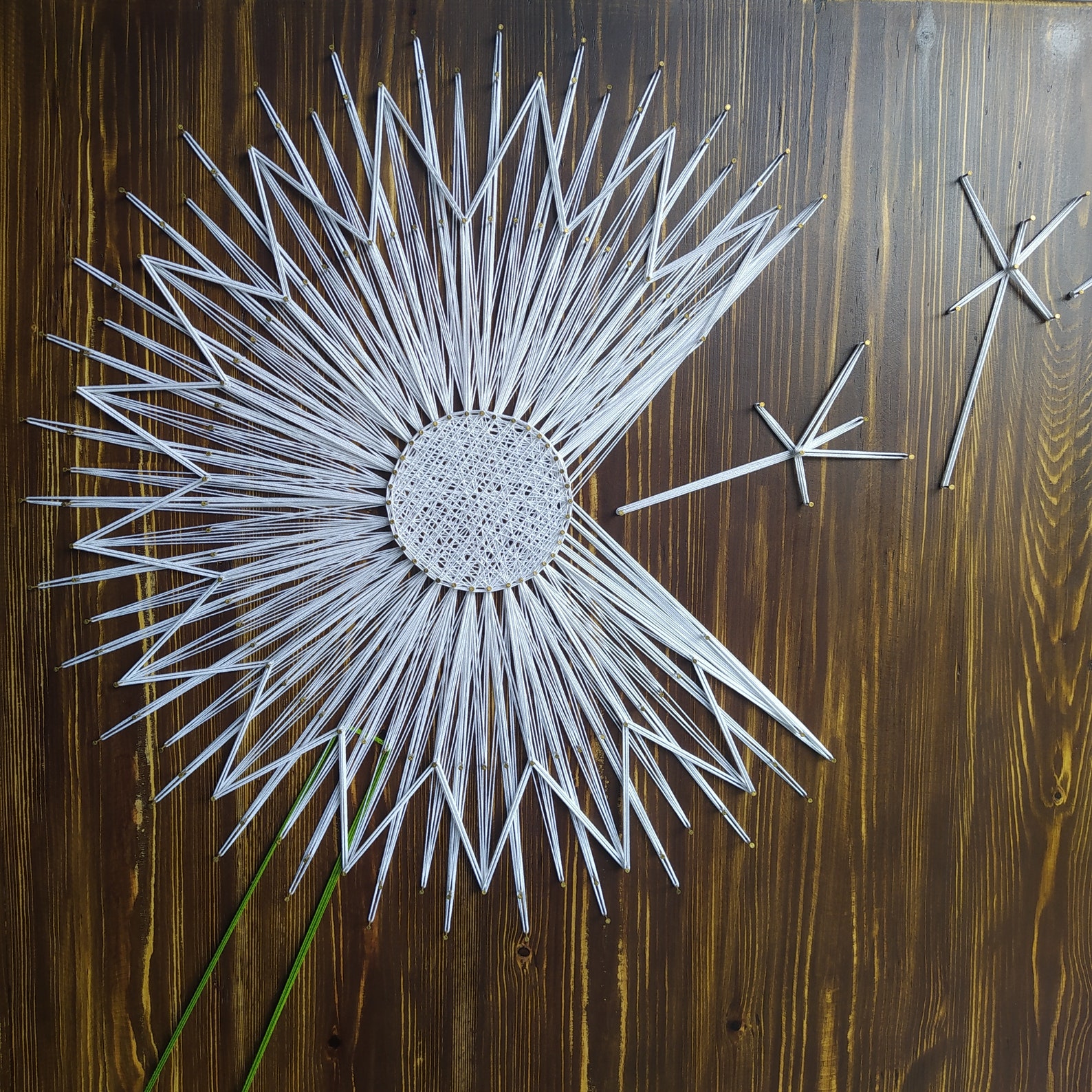 Dandelion String Art, Wall Décor, String Art, Perfect for Home Space Etsy