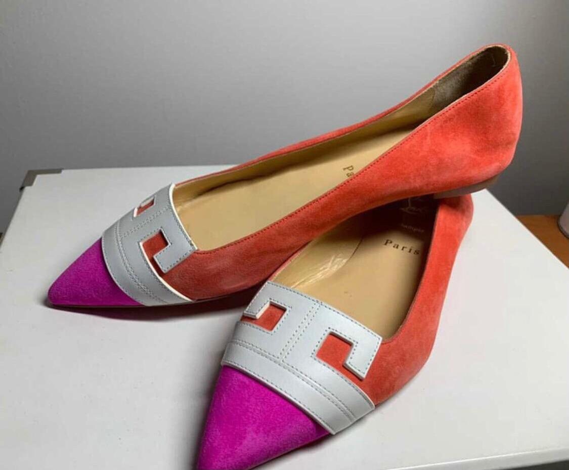 used louboutin flats