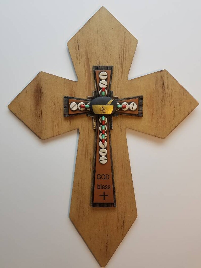 Pharmacy Pharmacies Gift Wall Cross Wall Decor Christian Etsy