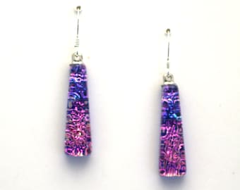 Dichroic Glass Earrings Handmade on Maui