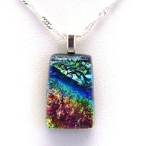 Dikroiskt smält glashänge. Handgjort på Maui