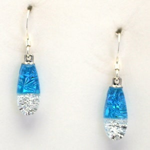 Dichroic Glass Earrings Handmade on Maui