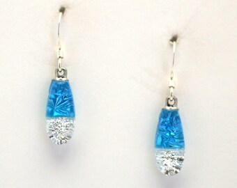 Dichroic Glass Earrings Handmade on Maui