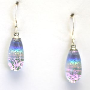 Dichroic Glass Earrings Handmade on Maui