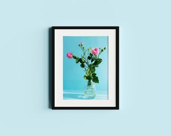 Affiche - Pastell Rosen | Fotodruck | Fotografie | Artprint | Kunstdruck | Blumenbild | Pastellfarben ( Pastellfarben )