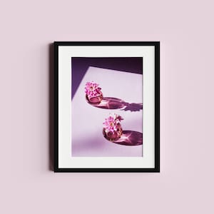 Póster - Flores en jarrón | | de impresión fotográfica Fotografía | | Artprint | de impresión de arte Imagen de la flor en rosa y lila