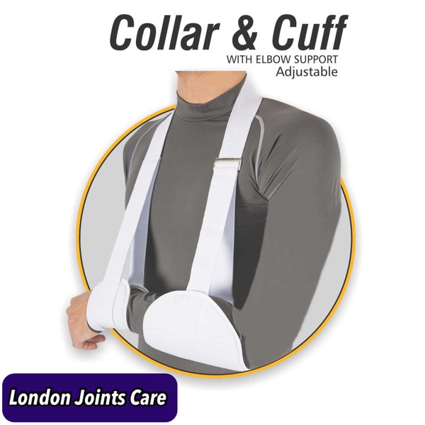 Medical Arm collar and cuff sling Shoulder Immobilizer Adjustable For Both Hands Right or Left NHS UK