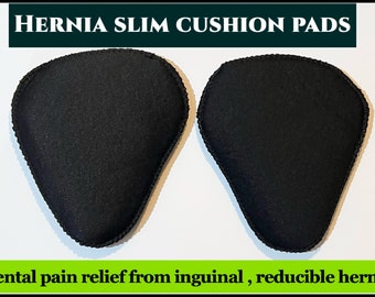Black Hernia Support Belt Pad underwear & Boxers with Pockets Right or Left UK