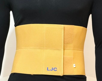 Abdominal Support belt 8 inches wide Hernia Support, Back & Stomach Compression binder, Posture,  Pre and Post surgery Breathable UK