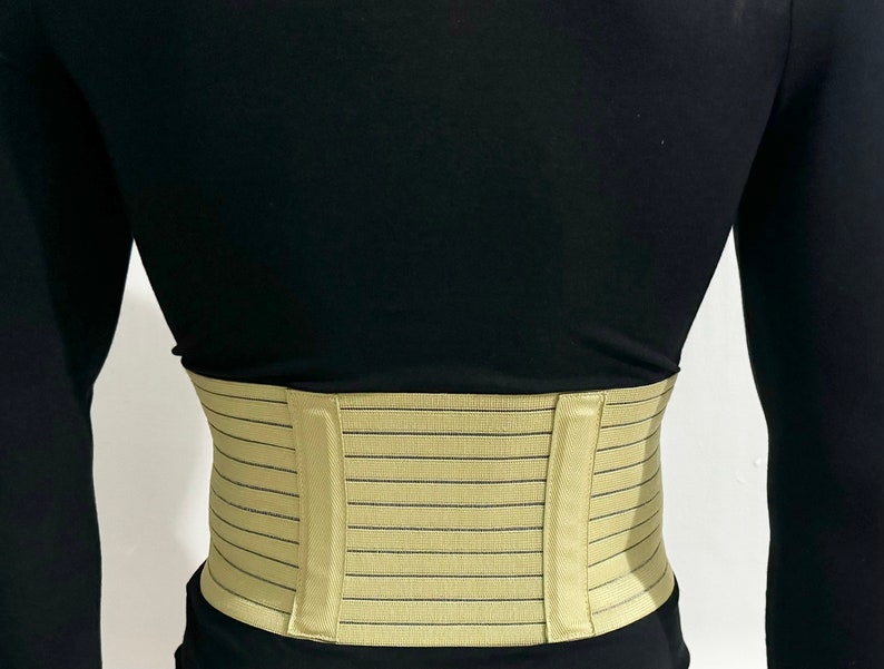 Ceinture de soutien pour hernie ombilicale 6 ou 20 cm de large Attache abdominale et des côtes Porte-nombril Respirant avant et après la chirurgie NHS France image 4