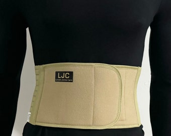 Umbilical Hernia Support Belt 6 or 8 inches wide Abdominal & Ribs Binder Navel Truss Breathable Pre and Post surgery NHS UK