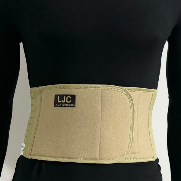 Umbilical Hernia Support Belt 6 or 8 inches wide Abdominal & Ribs Binder Navel Truss Breathable Pre and Post surgery NHS UK