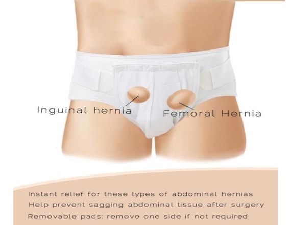 Ceinture De Hernie Inguinale Pour Hommes - Noir - Soutien Abdomen - Marque SOFT CARE