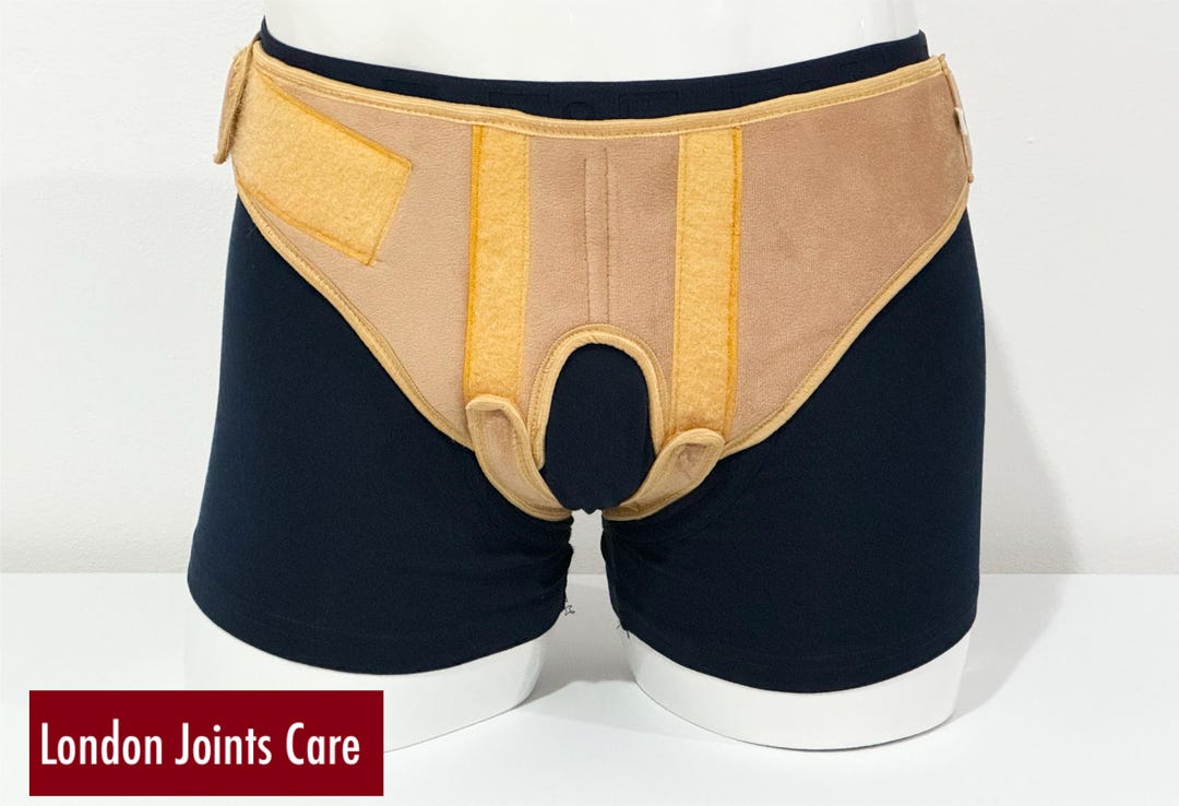 thumbnail image 2 of Men's Inguinal Hernia Support Boxer Shorts With Removable Pads – Double Truss, Breathable, UK Made 2 of 6