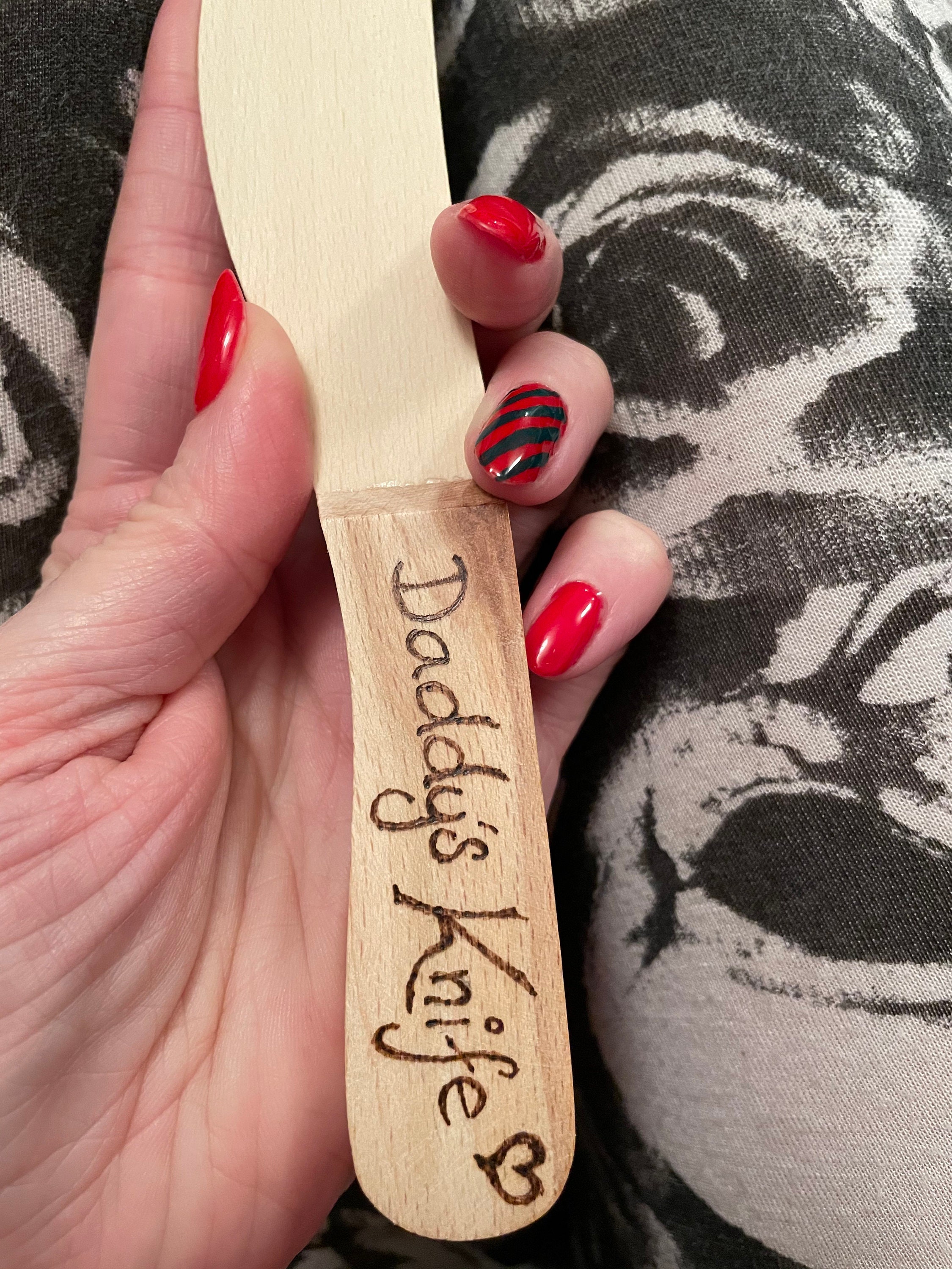 Personalised Knife Edge Play wooden Wax play Custom BDSM Etsy