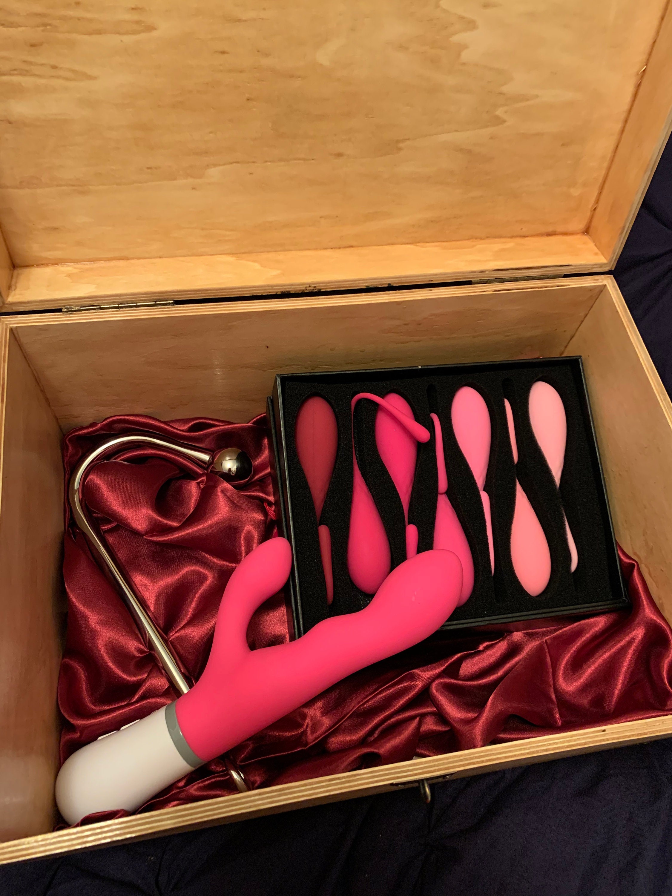 Lockable Adult Sex Toy Storage Box with Discreet Charging Hole | Etsy