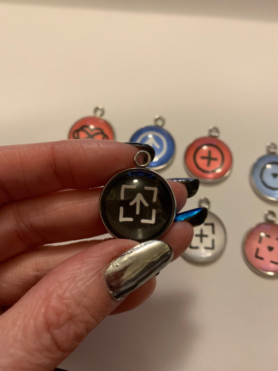 Sub/dom Icon BDSM Unowned Sub Symbol Charm Pendant Personalised for Necklace Sub Dom ...