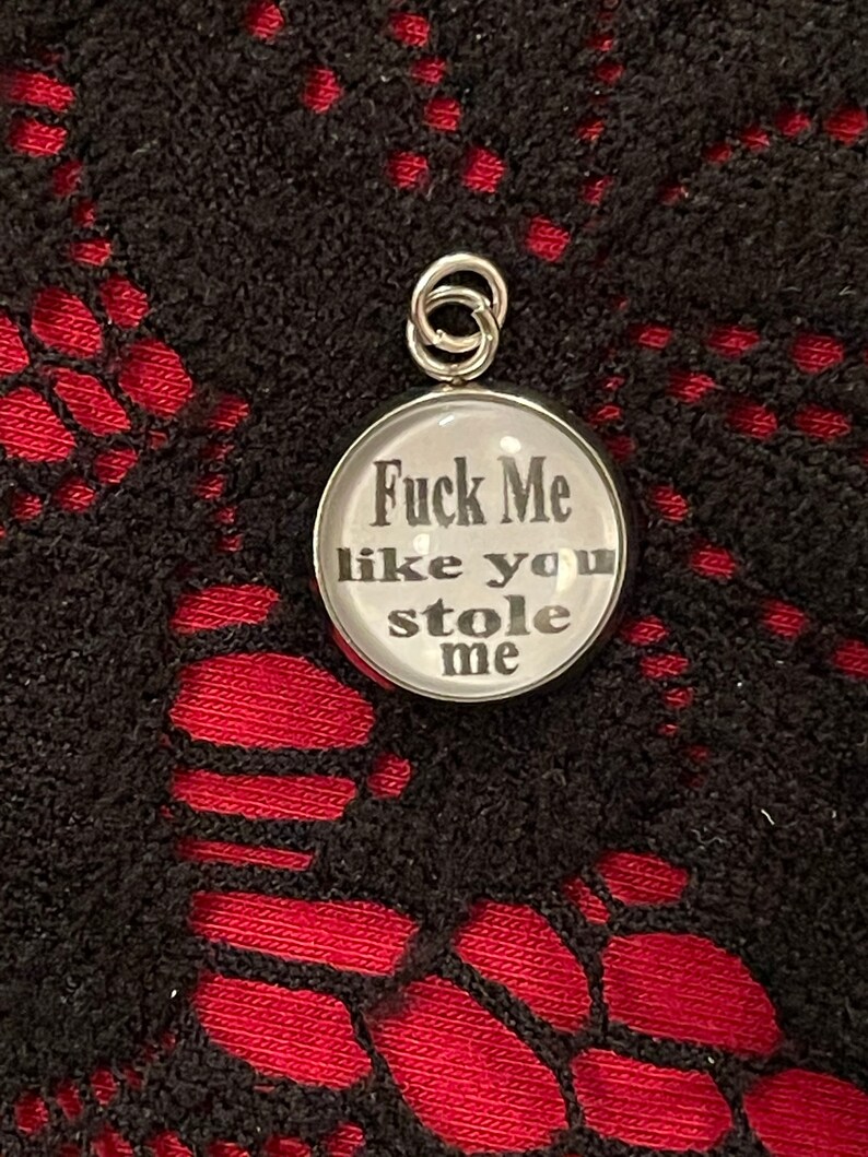 Small Personalised BDSM Pendant for Necklace or Bracelet Daddy/'s Girl Property of Sir Mistress Slave jewelry