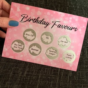 Cartes à gratter personnalisées pour adultes, faveurs sexuelles, cadeaux d'anniversaire & Match 3 pour GAGNER Idée cadeau BDSM DDLG Dom Sub Jeux sexuels cocu Mature image 7