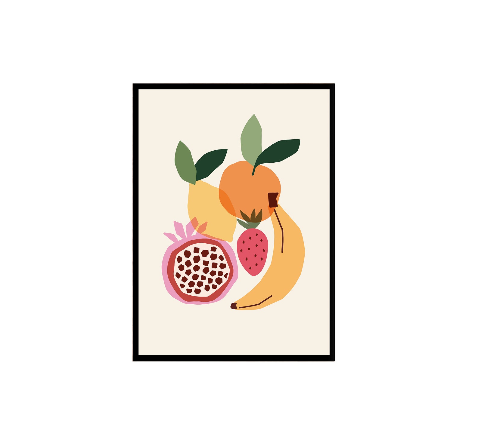 Frutta Print Fruit Art Print Fruit Wall Art Print Food Art Etsy