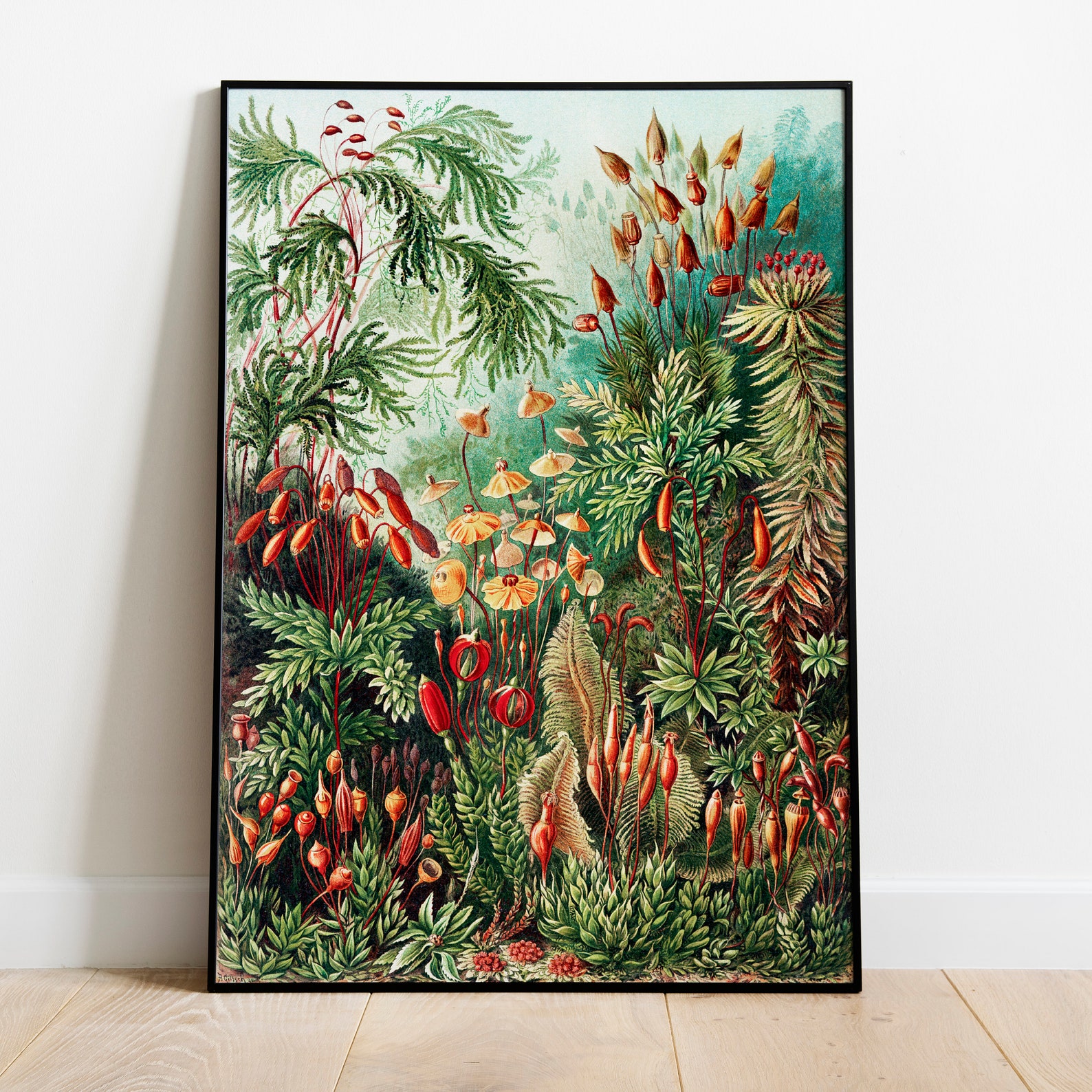 Vintage jungle nature poster wall art print Etsy