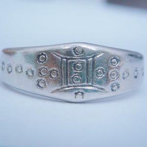 Bague Vintage David Andersen Sterling Silver - Taille 8.5, Style Scandinave, Occasion