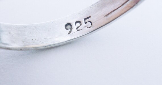 Lemon Moonstone Solid .925 Sterling Silver Ring, … - image 4