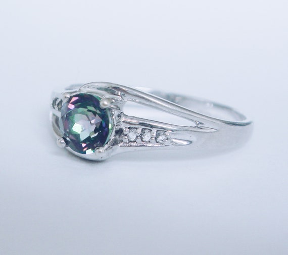 Diamonds!  Solid .925 Sterling Silver .84 ct. Mys… - image 2