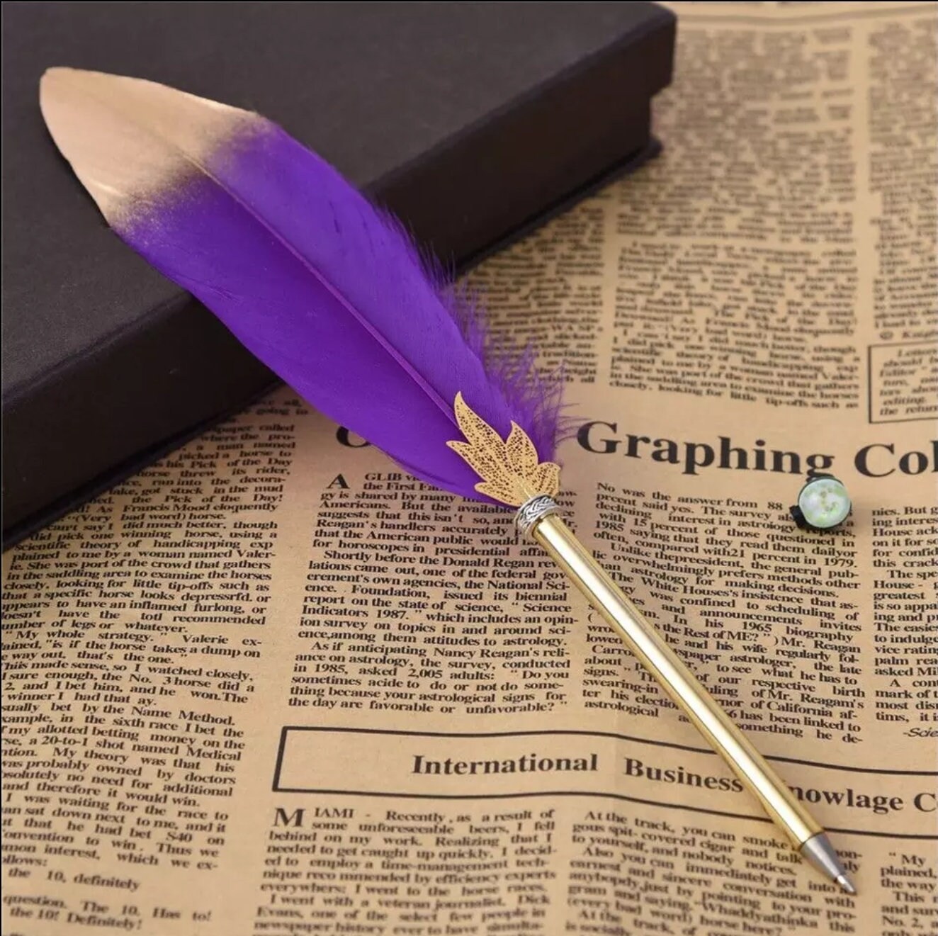 Englische Feder Kugelschreiber 05 mm Quill Kugelschreiber Etsy