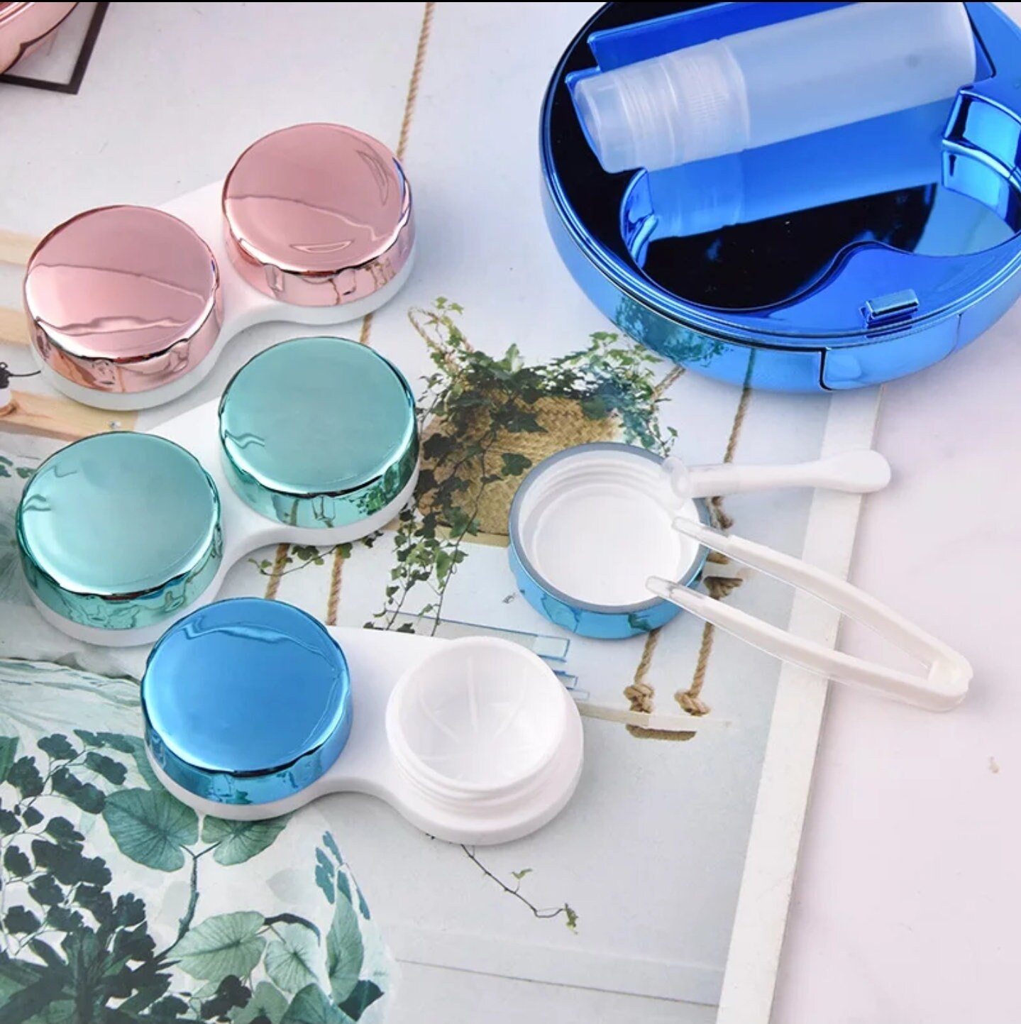 Contact Lens Case Contacts Box Modern Contact Lenses Etsy