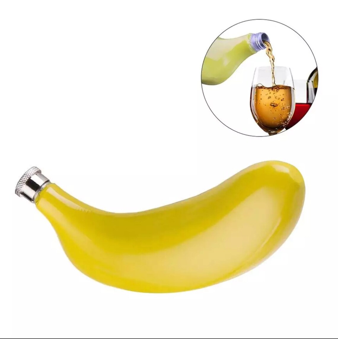 Flask Banana Fun Novelty Flask Etsy