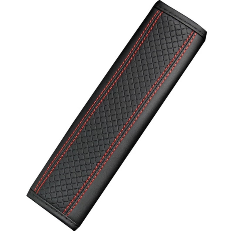 Leather Car Seatbelt Cover Classy Seat Belt Pad Modern Etsy