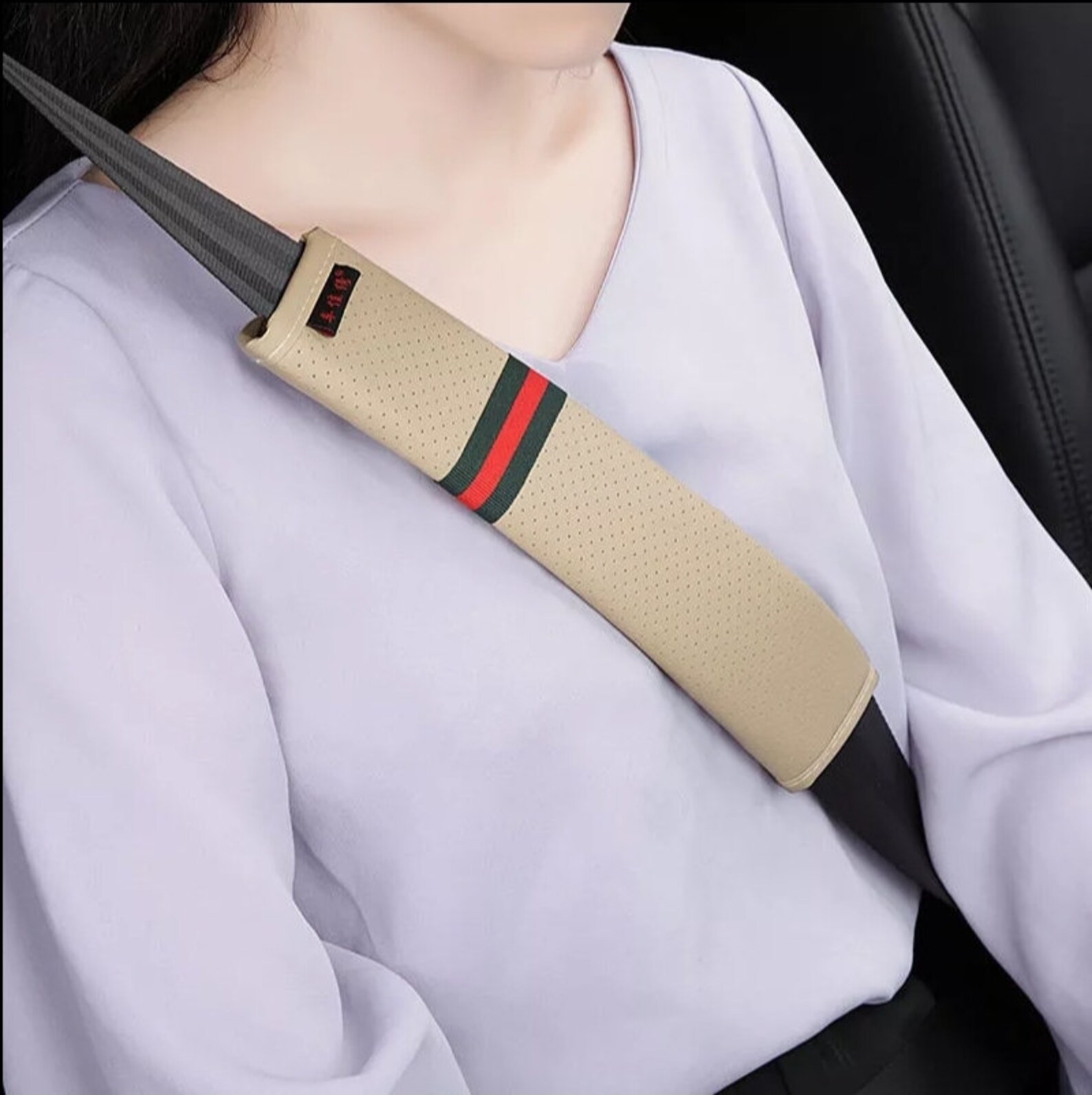 Leather Car Seatbelt Cover 2 pcs set Classy Seat Belt Pad Etsy