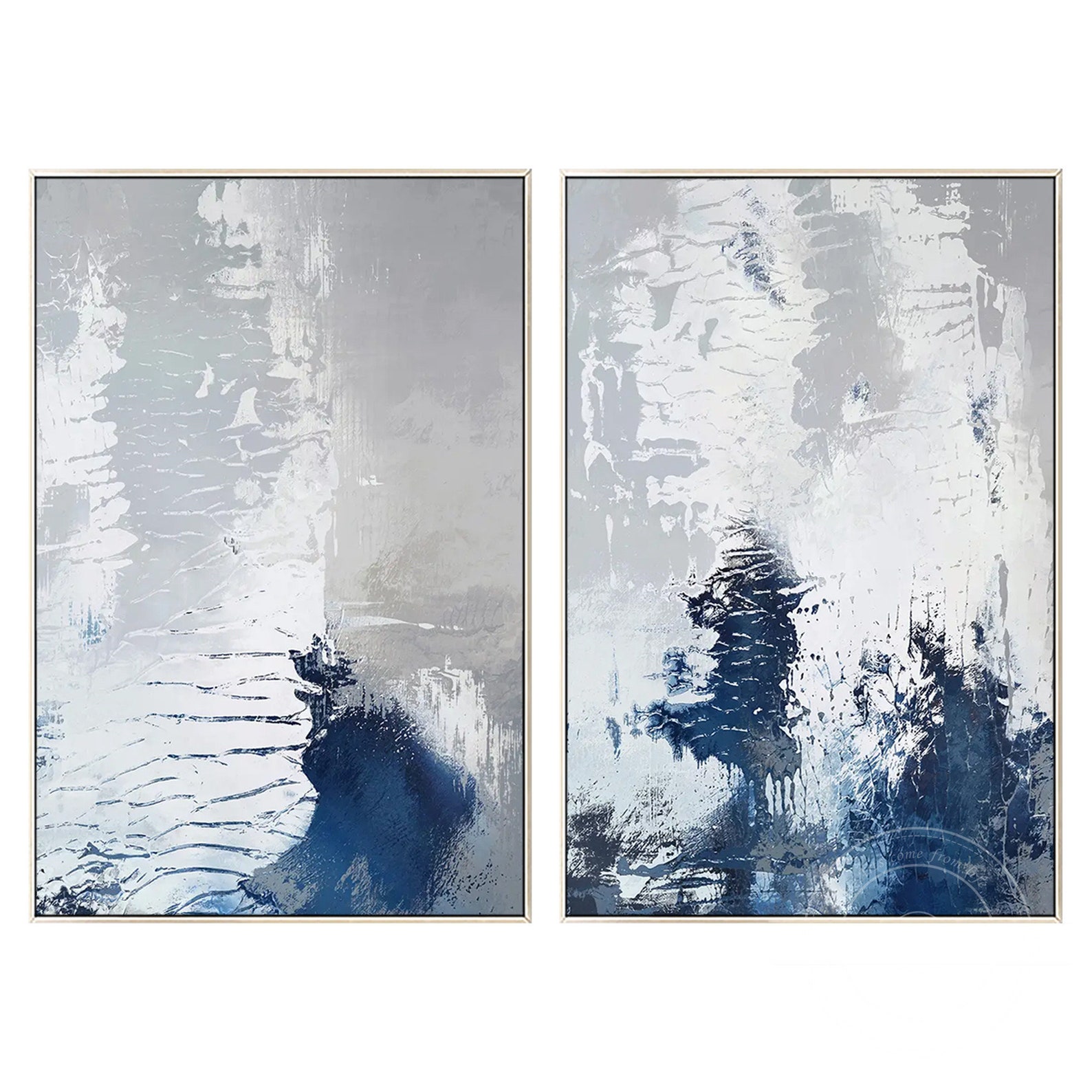 set-of-2-navy-blue-painting-white-gray-abstract-art-2-piece-dark-blue