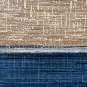 Textured Navy Blue Abstract Painting: Large Original Acrylic Canvas Art ...