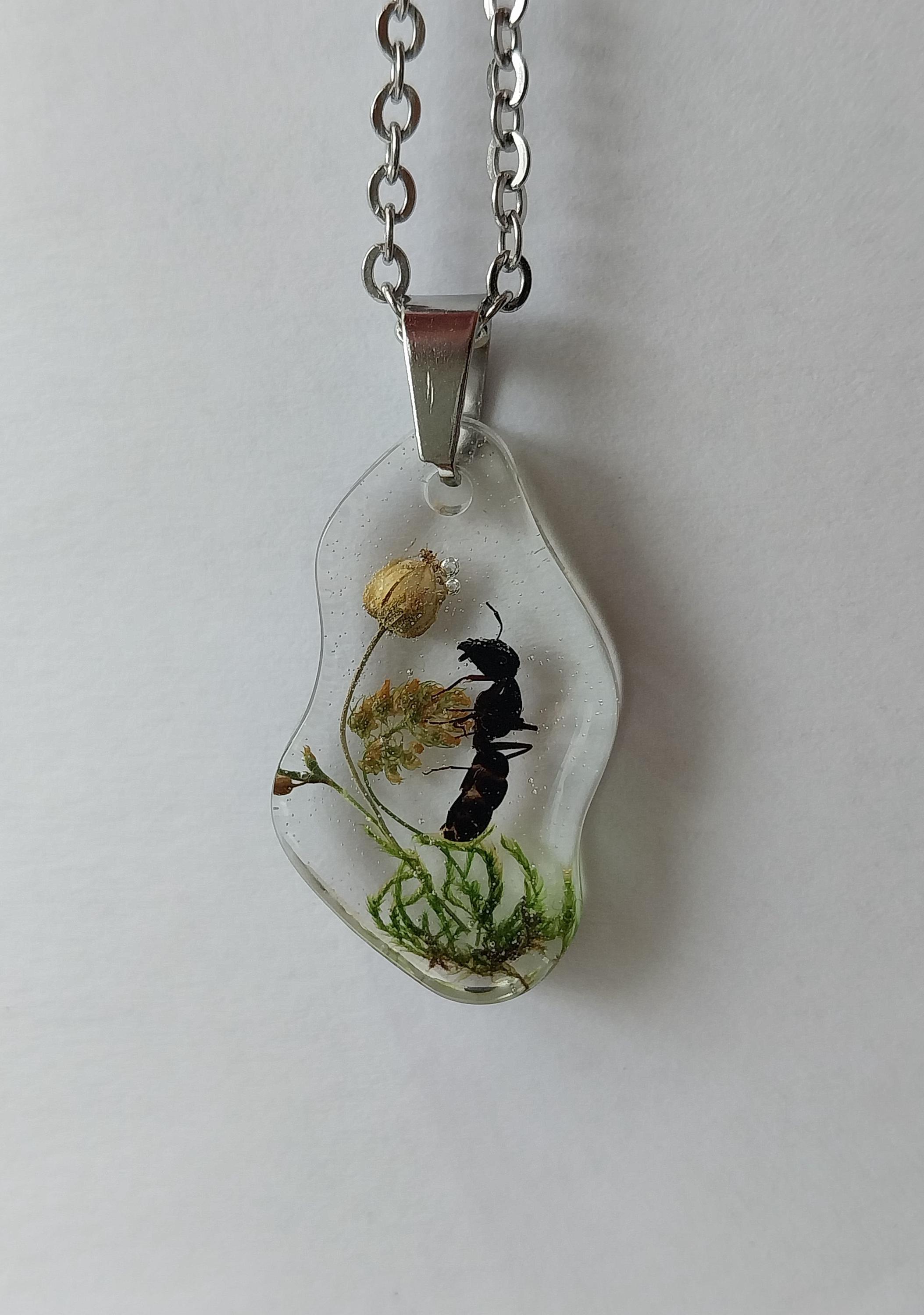 Insect specimen necklace - Etsy 日本