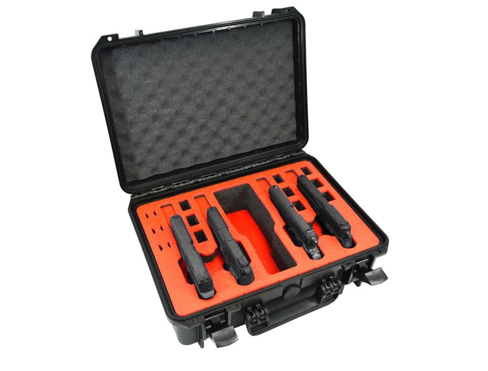 4 Pistol Gun Carrying Case Sale 12 Mag Waterproof Red Topguard Range