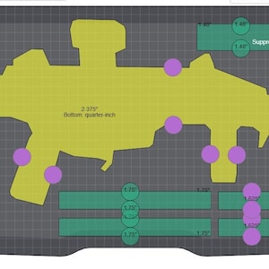 Design Your Own Custom PE Foam for Your Case  Up To 19&quot;x14&quot;x3&quot; Inside Dimensions