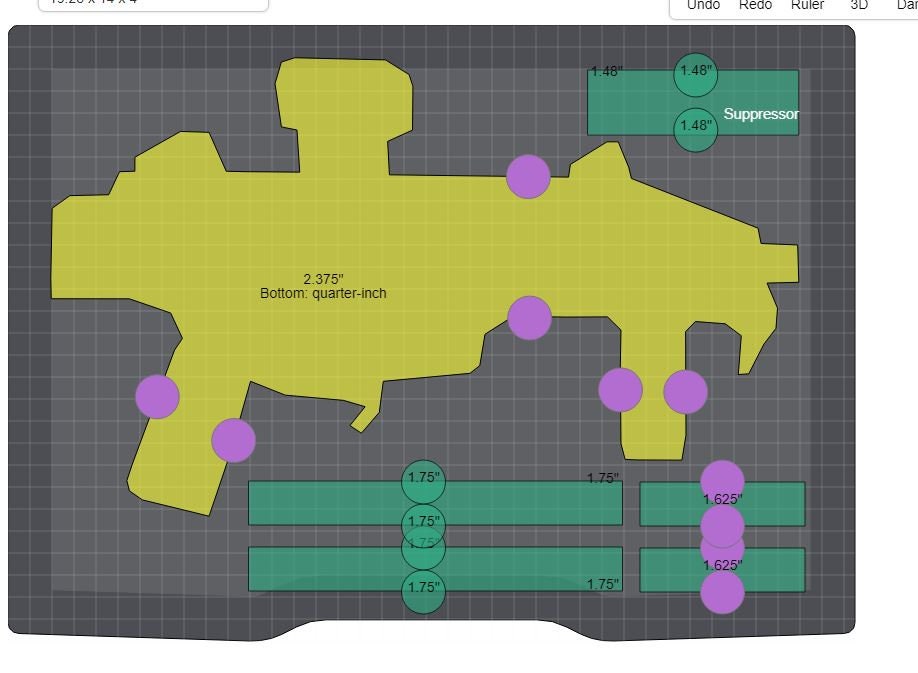 MDF Tool Layout Organizer - Alternative to Kaizen Foam - Wade'O Design