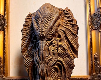 Cthulhu idol ZERVORN - Original Cthulhu Statue, Dark Fantasy Art, Handmade Sculptures, Unique Lovecraft Figurine, Elder Gods