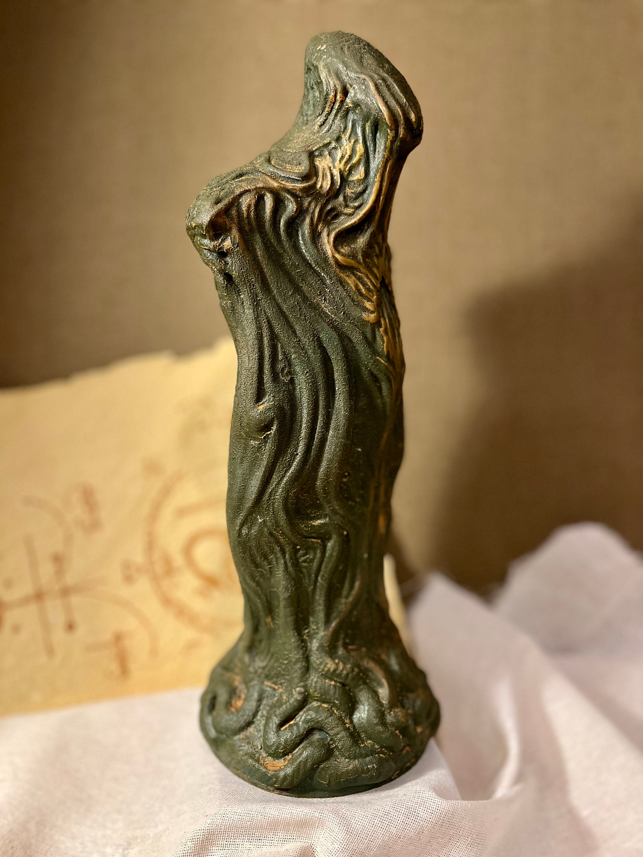 絹本　厄除け　髑髏の図　長さ193cm h065-k-29064.jpg