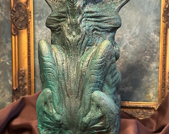 Cthulhu idol, Original Cthulhu Statue, Dark Fantasy Art, Handmade Sculptures, Unique Lovecraft, Elder Gods