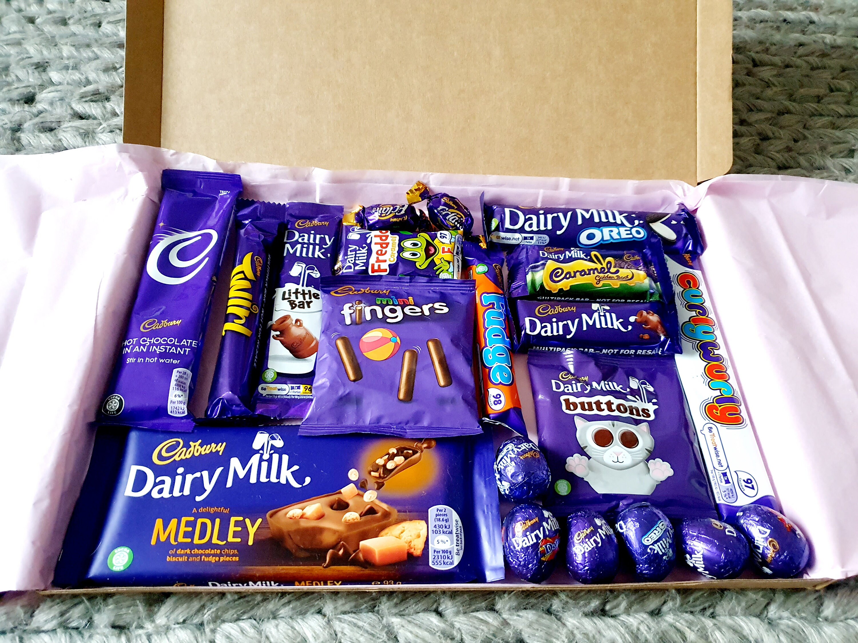 Large Cadbury Gift Box Chocolate HamperWith personalised Etsy