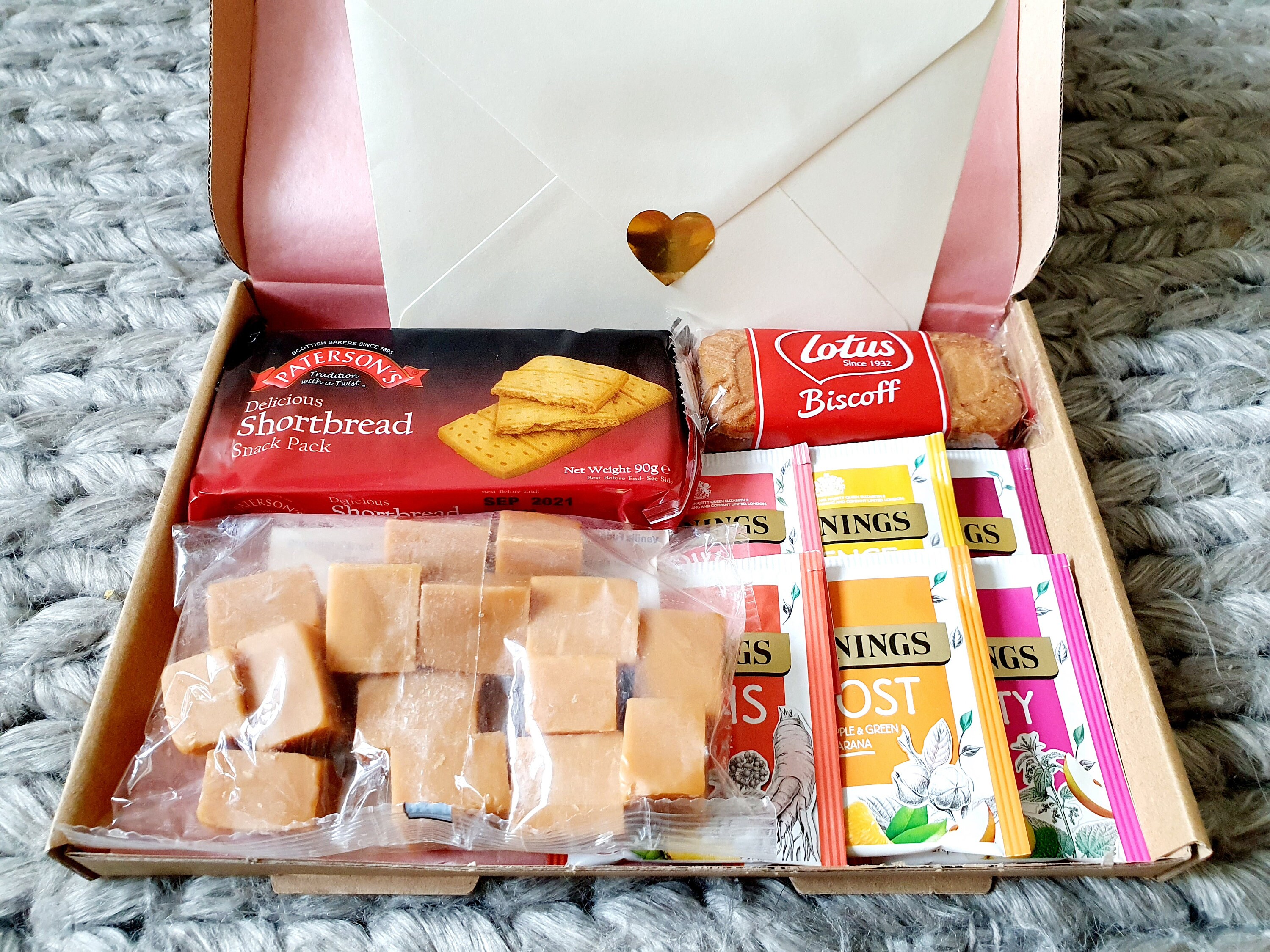 Afternoon Tea Letterbox Gift with personalised message Gift Etsy