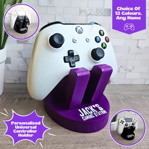 Multi Controller Storage, Headset Controller Stand, Headphone Controller Holder, Gaming Desk Organizer, Gaming Present, Gaming Birthday Gift image 14