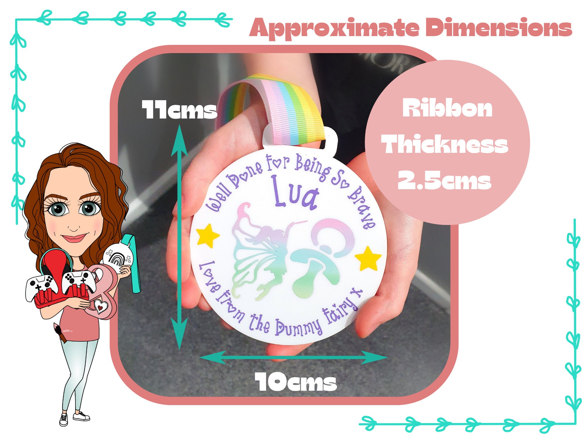 Dummy Fairy Gifts for Girls Well Done Gifts Dummy Fairy Etsy UK