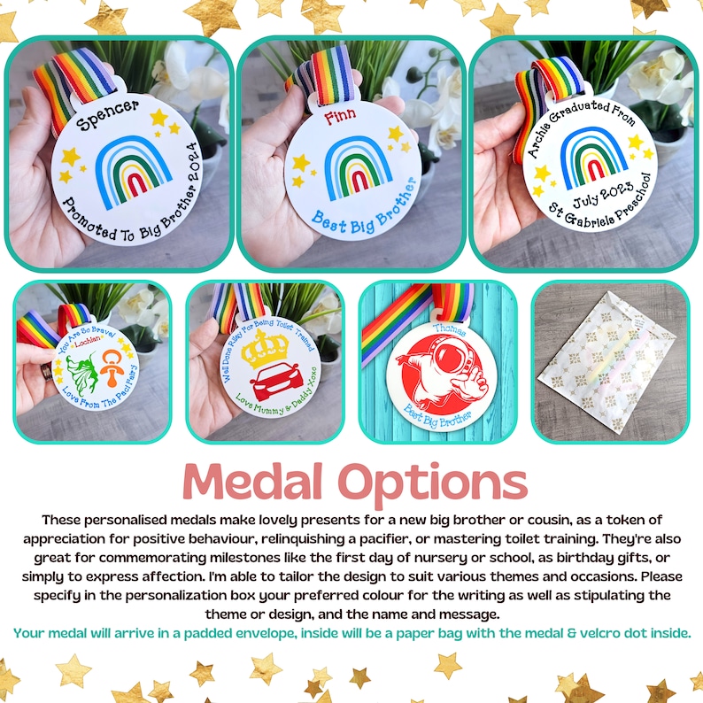 I’m Going to Be A Big Brother Present, Named Medal, Promoted to Big ...